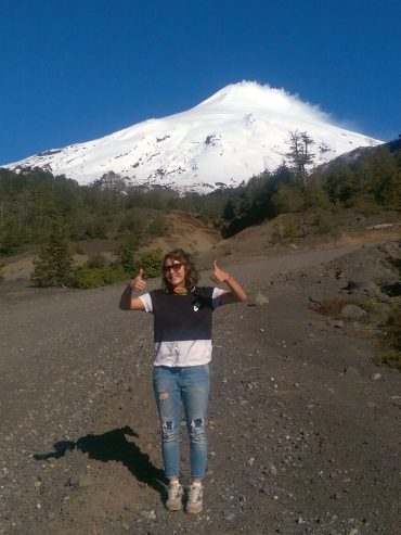 Valentina beim Gegenaustausch in Chile