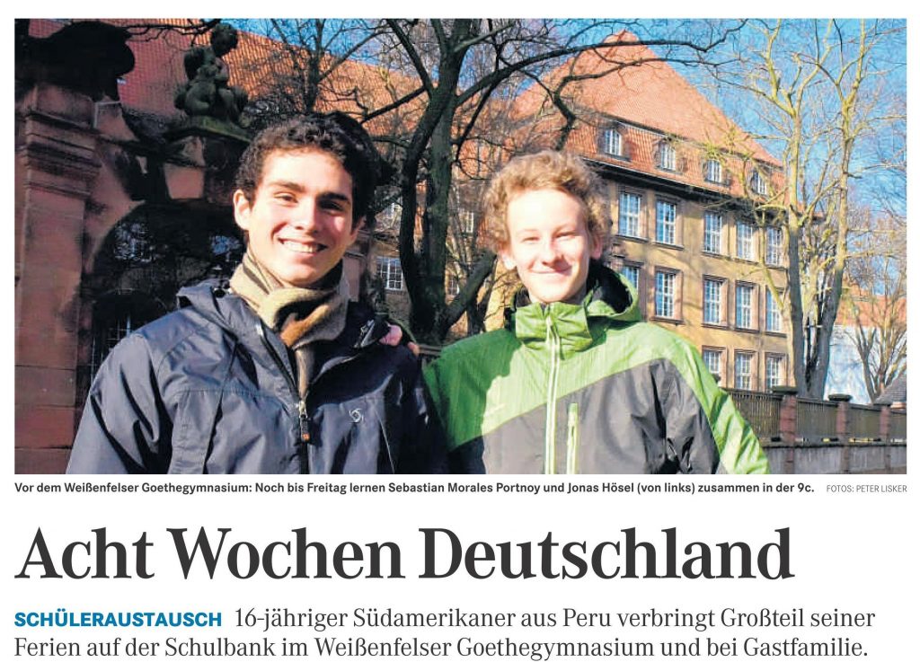 Artikel in der Mitteldeutschen Zeitung vom 26.2.2015 